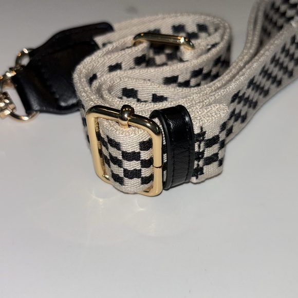 Guitar Checkered Crossbody Replacement Bag Purse Strap Webbed - Picture 9 of 9